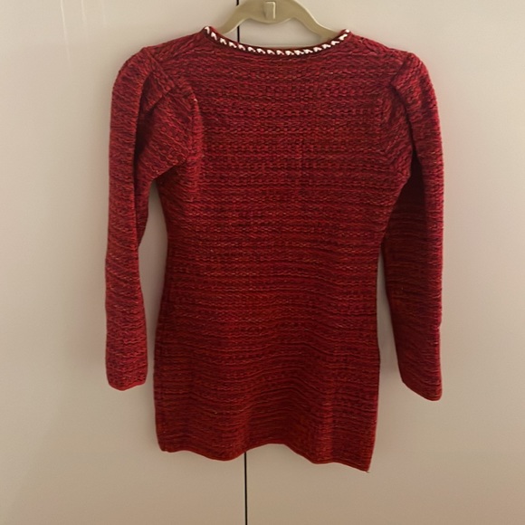 Tweed red bow dress - Picture 3 of 3